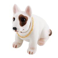 Игрушка-маятник на панель с ароматизатором Собака Бультерьер, белый / Лимон S04201001