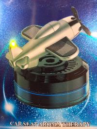 Ароматизатор на панель с солнечной батареей TM-827 Самолет Фиолетовый