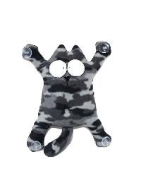 Игрушка в машину на присосках Кот Snoogy, 23*27см, хаки