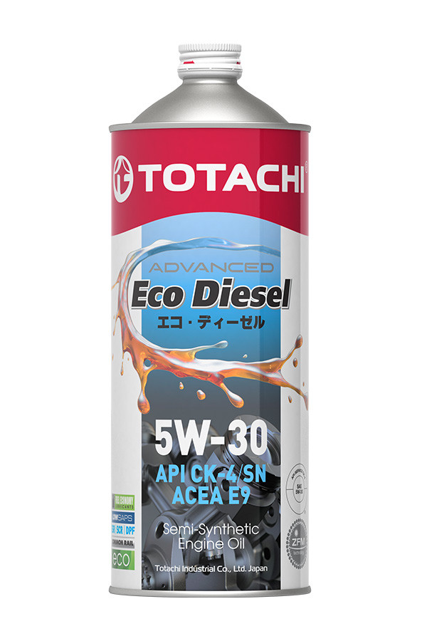 Масло моторное TOTACHI EcoDiesel CK-4/СJ-4/SN  5W30 ( 1 л.)  п\синт диз (уп.12 шт.)