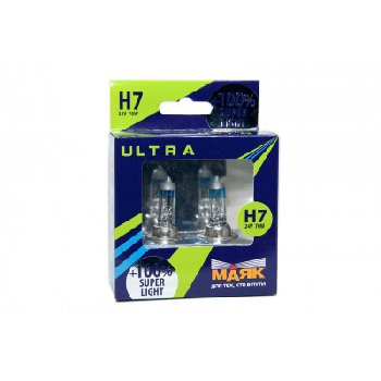 Лампа галогеновая H 7 24V 70W Pх26d Super Light+100 (84730SL+100) 2шт, к-т  Маяк Ultra 