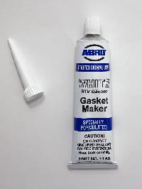 Герметик прокладка силиконовый Белый, 85 g, 14-AB, ABRO США (1/12) выв
