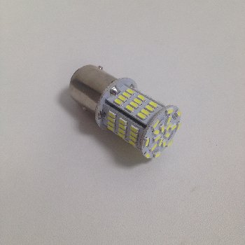 Светодиод T25/5 12V-30V WHITE 78SMD BAY15D (МАЯК) (12-30Т25/5/B-44) двухконтактный
