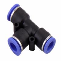 Фитинг трубок пластик тройник T-образный, PUТ  6мм