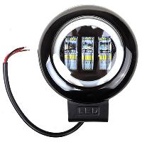 Фара светодиодная круглая D115*60 мм (9 диодов)12/24V, 30W, Дальний свет, шт. SKYWAY S07201075