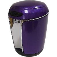 Пепельница-стакан пластик, синяя подсветка крышки, фиолетовая 3535 VT