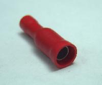 Клемма обжимная круглая D 4 мм/S1.25 с полной изоляцией МАМА, Красная  FRD1.25-156