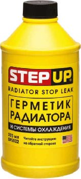 Герметик радиатора и системы охлаждения RADIATOR STOP LEAK, 325 ml StepUp SP9022 (уп.12 шт.)
