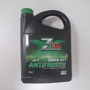 Антифриз G-11 (зеленый), 5кг ZDA (уп.4 шт.)