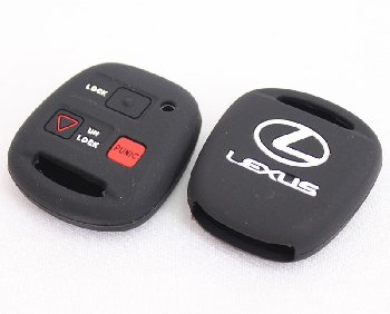 Чехол на ключ автомобильный силиконовый LEXUS (3 кнопки)