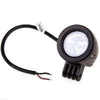 Фара светодиодная круглая D 55*50 мм (1 диод) 12V/24V, 10W, Дальний свет, шт  SKYWAY S07201030