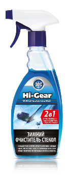 Размораживатель-очиститель стекол и фар Зимний, триггер, 473 ml Hi-Gear HG5642 (уп.12 шт.)