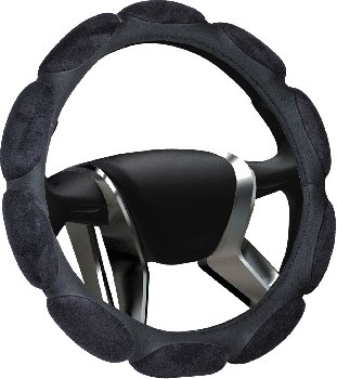 Оплетка перфокожа Sponge, M (d 37-39см) Черная,10 подушечек замша Черная AZARD (OPL00087), шт.