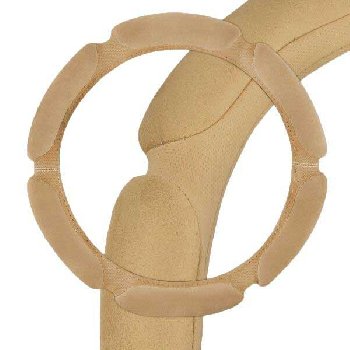 Оплетка замша Sponge classic, M (37-39 см) Бежевая, 6 подушечек замша Бежевая SKYWAY S01101014