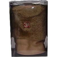 Чехол на ручку КПП кожа/мех P055PМ , Бежевый 