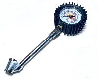 Манометр шин грузовой стрелочный, круглый металлический корпус, до 15 атм