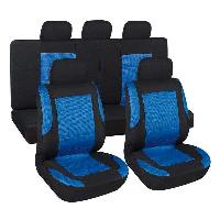Чехлы полиэстер, салон (9 предм) FORSAGE, Черно-Синий SKYWAY  S01301149