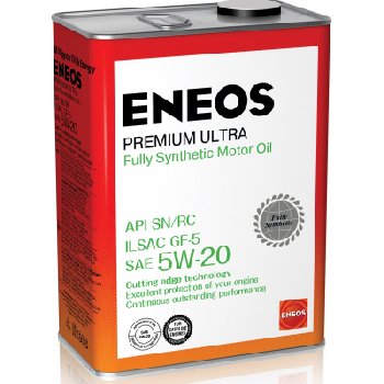 Масло моторное ENEOS SN  5w20 Premium ULTRA, 4л. ILSAC GF-5 синт бенз (1/6)