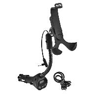 Держатель телефона в прикуриватель 4в1 (зарядка,FM модулятор,Handsfree) SKYWAY S00301023