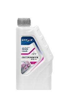 Антифриз TOYOTA LEXUS Antifreeze -40°С (красный), 1кг  VITEX		