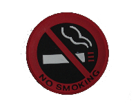 Наклейка Курить запрещено No smoking (к-т 2 шт) NovaBright, к-т 39737