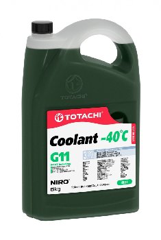 Антифриз TOTACHI Niro Coolant Green -40°С (зеленый)  5 кг 