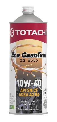 Масло моторное TOTACHI EcoGasoline SN/CF 10W40 ( 1 л.) п/синт бенз (уп.12 шт.)