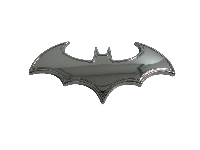 Шильдик металл Бетмен, хром 