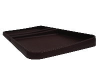 Коврик на панель ванночка 260*150*20 мм (3 отдела)  Ekoa EK-128 коричневый