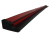 Стоп-сигнал дополнительный диодный гибкий  90 см ,со спойлером, черный корпус / красная подсветка 