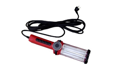 Лампа-переноска 220V, пластик корпус, неоновая YH-2081  (уп 6 шт)