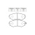 PF-2176  Колодки тормозные дисковые G-brake GP-01092 (5810133C00/410604Z090)N.Primera/AvenirP#10,11