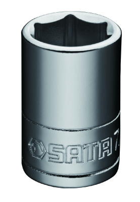 Головка торцевая 1/4" ( 6 гран) H24.5мм  13 мм  11313 SATA  (1/6)