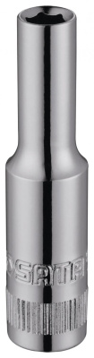 Головка торцевая 1/4" ( 6 гран) высокая H49мм  10 мм  11407 SATA  (1/12)