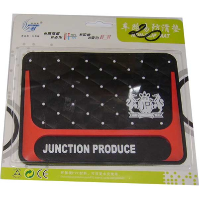 Коврик на панель плоский 180*130мм, Черный, Н-тип, надпись JUNCTION PRODUCE