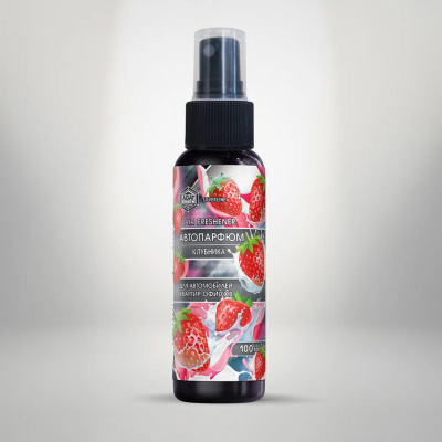 Ароматизатор спрей АВТОПАРФЮМ Air Freshener, 100 мл КЛУБНИКА, SL1204 AGAT AVTO (1/12)
