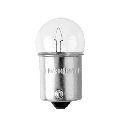Лампа 12V  5W BA15S R5W Маяк (61205/81205), шт. (уп10/100 шт)  