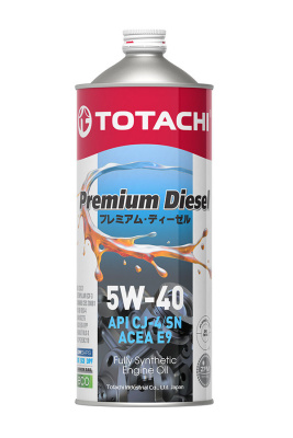 Масло моторное TOTACHI PremiumDiesel CJ-4/SM  5W40 ( 1 л.) Low SAPS синт диз (уп.12 шт.)