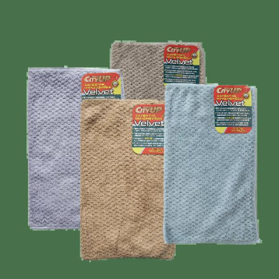 Салфетка Микрофибра 20*30см (CA-161) VELVET (6шт), к-т  CityUp   (1/80) 
