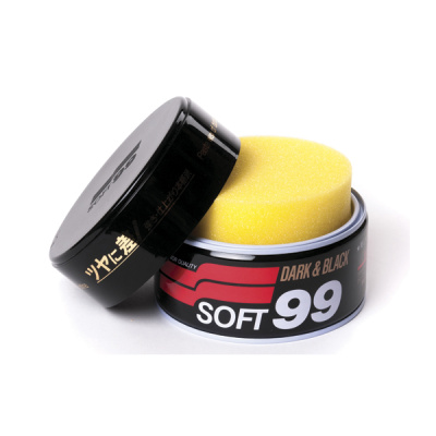 Полироль кузова защитный Soft Wax Dark&Black для темных, 300 гр, банка, SOFT 99 (Япония) 10140