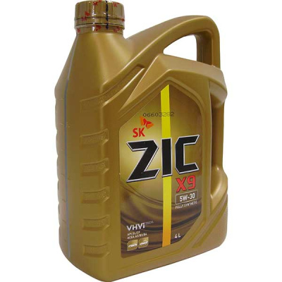 Масло моторное ZIC X9 5w30 SL/CF,  4L  (1/4)  Synt  (аналог XQ 5w30)