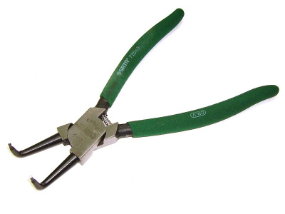 Съемник стопорных колец внутренних (сжим) Г-образный L225 мм 72043 SATA  (1/6)