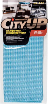 Салфетка Микрофибра 36*65см (CA-111) Сrystal Waffle, шт. CityUp  (1/160)