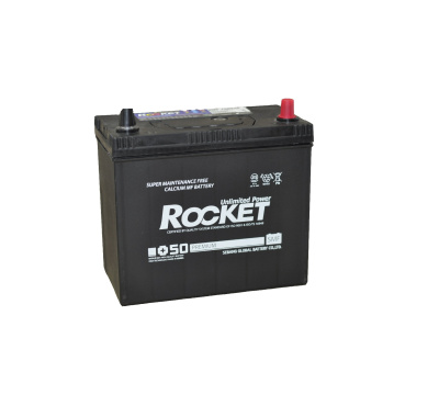 АКБ ROCKET  75B24L SMF 55А/ч, 520 А (238x129x225мм) тонкие клеммы