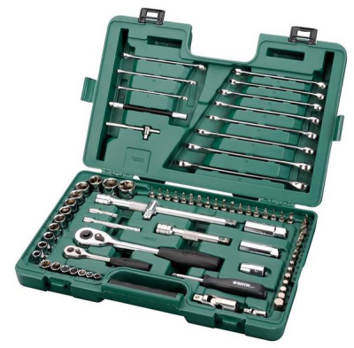 Инструменты 1/4,1/2" ( 80 предметов), кейс, к-т   09518  SATA 