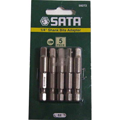 Адаптер 6,3*50 мм под головку торцевую 1/4 (комплект 5шт 50272),к-т   59272 SATA  
