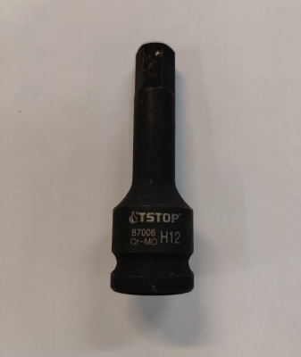 Наконечник 1/2" с шестигранной вставкой 12мм 87006   TStop