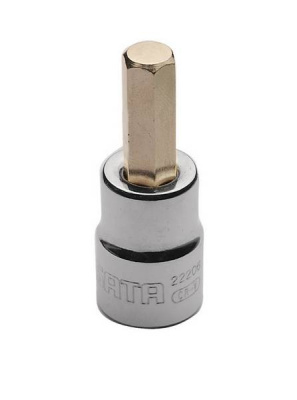 Наконечник 3/8" L48 мм с шестигранной вставкой  8мм   22206 SATA (1/6)