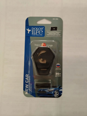 Ароматизатор на дефлектор меловой Новая машина (28 гр.) MX-302 Dolce Life ( уп.12шт)