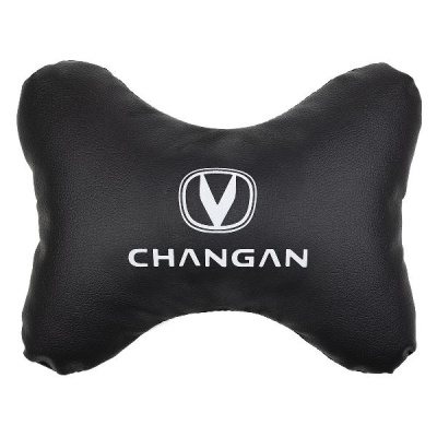 Подушка подголовник Косточка экокожа 30*20 см, Черная CHANGAN S08002034 SW